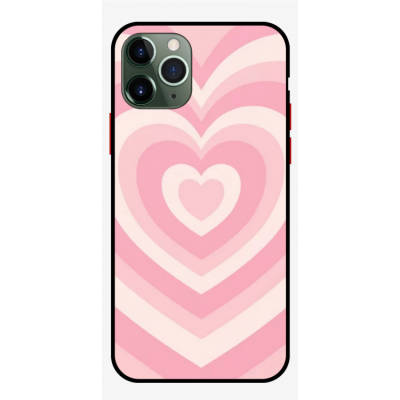 Husa IPhone 15 Pro Max, Protectie AirDrop, Heart is Pink